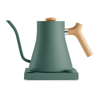 Fellow Stagg EKG Electric Pouring Kettle - 0.9 Litres | Smoke Green / Maple Wood
