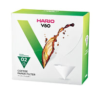 Hario - V60 02 - Bleached Filters x 100 Box